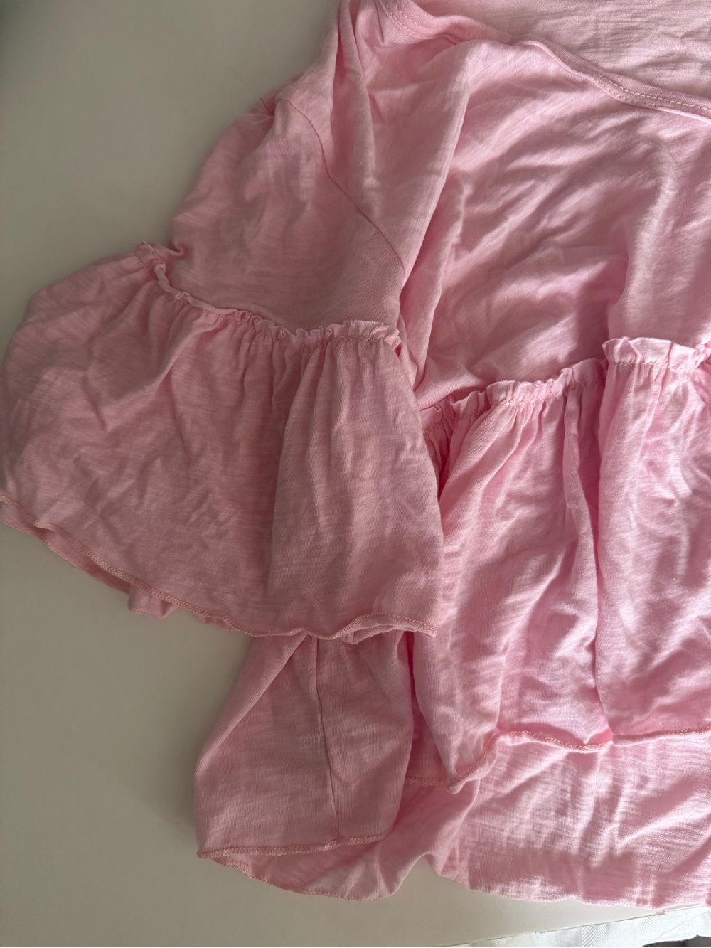 Altar'd State Pink Ruffle Tee - Picture 4 of 4